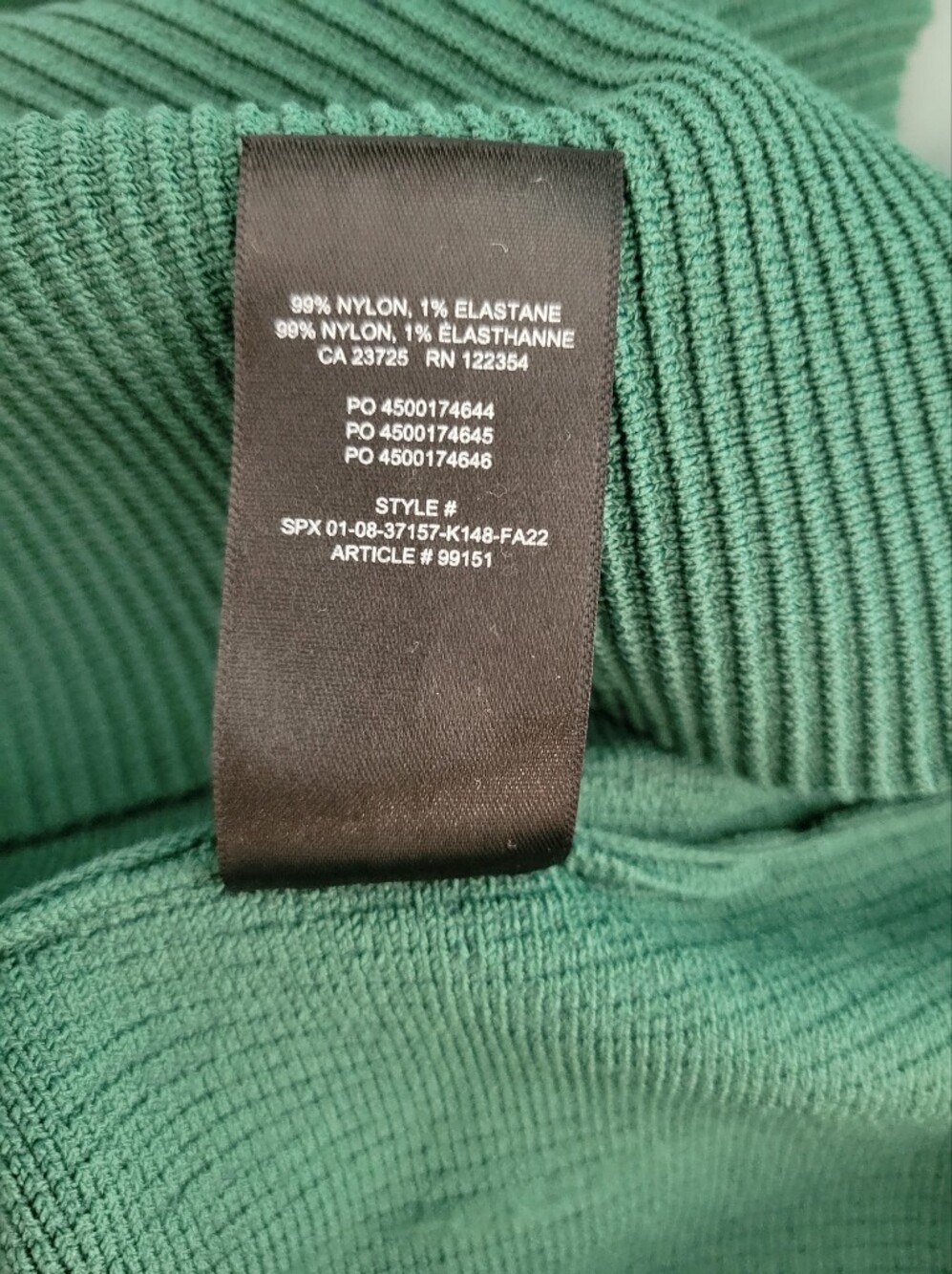 Babaton Sculpt Knit Squareneck Minimalist Mini Dress Green Small Aritzia - Picture 7 of 8